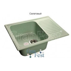 Мойка мраморная "GranFest" STANDART GF-S-645L чаша с крылом 645*500мм (F-13.303) салатовый Мойка мраморная "GranFest" STANDART GF-S-645L чаша с крылом 645*500мм (F-13.303) салатовый