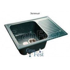 Мойка мраморная "GranFest" STANDART GF-S-645L чаша с крылом 645*500мм (F-13.305) зеленый Мойка мраморная "GranFest" STANDART GF-S-645L чаша с крылом 645*500мм (F-13.305) зеленый