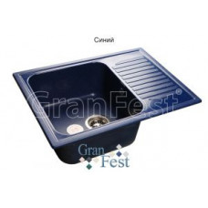 Мойка мраморная "GranFest" STANDART GF-S-645L чаша с крылом 645*500мм (F-13.323) синий Мойка мраморная "GranFest" STANDART GF-S-645L чаша с крылом 645*500мм (F-13.323) синий