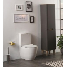Унитаз-компакт VitrA Sento 9830B003-7203 напольный безободковый с микролифтом Унитаз-компакт VitrA Sento 9830B003-7203 напольный безободковый с микролифтом