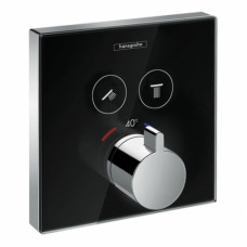 Термостат для душа Hansgrohe ShowerSelect 15738600 черный/хром Термостат для душа Hansgrohe ShowerSelect 15738600 черный/хром