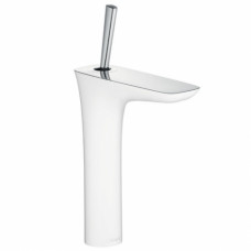 Смеситель для раковины Hansgrohe PuraVida белый/хром 15081400 Смеситель для раковины Hansgrohe PuraVida белый/хром 15081400