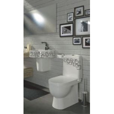 Унитаз-компакт Sanita Luxe Bubbles BSTSLCC12040522 напольный с микролифтом Унитаз-компакт Sanita Luxe Bubbles BSTSLCC12040522 напольный с микролифтом