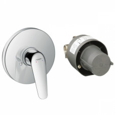 Смеситель для душа Hansgrohe Novus 71068000 (внешняя и скрытая часть) Смеситель для душа Hansgrohe Novus 71068000 (внешняя и скрытая часть)