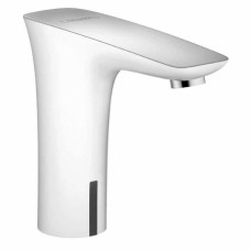 Смеситель для раковины электронный Hansgrohe PuraVida белый/хром 15170400 Смеситель для раковины электронный Hansgrohe PuraVida белый/хром 15170400