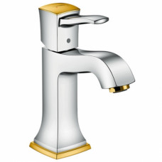 Смеситель для раковины Hansgrohe Metropol Classic хром/золото 31300090 Смеситель для раковины Hansgrohe Metropol Classic хром/золото 31300090