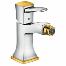 Смеситель для биде Hansgrohe Metropol Classic хром/золото 31320090 Смеситель для биде Hansgrohe Metropol Classic хром/золото 31320090