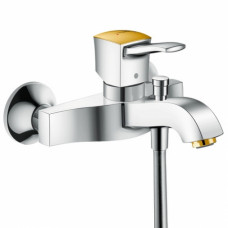 Смеситель для ванны Hansgrohe Metropol Classic хром/золото 31340090 Смеситель для ванны Hansgrohe Metropol Classic хром/золото 31340090