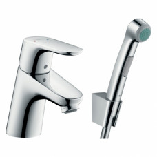 Смеситель для раковины с гигиеническим душем Hansgrohe Focus E2 31926000 Смеситель для раковины с гигиеническим душем Hansgrohe Focus E2 31926000