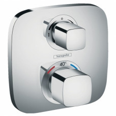 Термостат с запорным/переключающим вентилем Hansgrohe Ecostat E 15708000 (на 2 потребителя) Термостат с запорным/переключающим вентилем Hansgrohe Ecostat E 15708000 (на 2 потребителя)