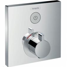 Термостат с запорным вентилем Hansgrohe ShowerSelect 15762000 Термостат с запорным вентилем Hansgrohe ShowerSelect 15762000