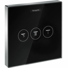 Модуль Hansgrohe ShowerSelect с 3 запорными клапанами, стеклянный 15736600 Модуль Hansgrohe ShowerSelect с 3 запорными клапанами, стеклянный 15736600