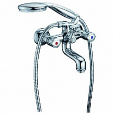 Смеситель LEMARK в/д "MERKADO", 2х вент., короткий  излив , хром (LM2302C) 