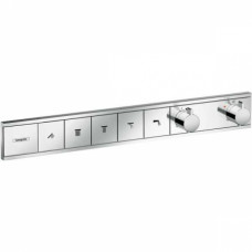 Термостат для ванны Hansgrohe RainSelect на 5 потребителей 15384000 Термостат для ванны Hansgrohe RainSelect на 5 потребителей 15384000