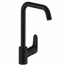 Смеситель для кухни однорычажный Hansgrohe Focus 260 матовый черный 31820670 Смеситель для кухни однорычажный Hansgrohe Focus 260 матовый черный 31820670