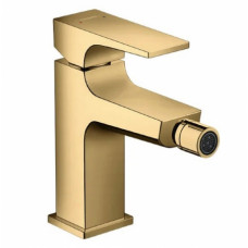 Смеситель для биде со сливным клапан Push-Open Hansgrohe Metropol 32520990 золото Смеситель для биде со сливным клапан Push-Open Hansgrohe Metropol 32520990 золото