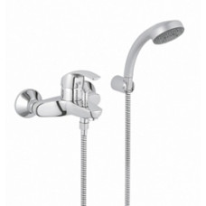 Смеситель GROHE для ванны "Eurosmart", моно, с душевым гарнитуром (33302001)