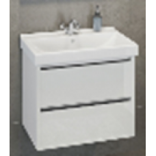 COMFORTY. Тумба-умывальник "Генуя-75" белый с раковиной COMFORTY 75E