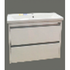 COMFORTY. Тумба-умывальник "Дублин-60" белый глянец с раковиной COMFORTY 8056