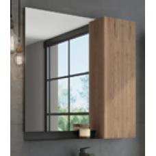 COMFORTY. Тумба-умывальник "Империя-80" белая с серой столешницей с раковиной COMFORTY 78189