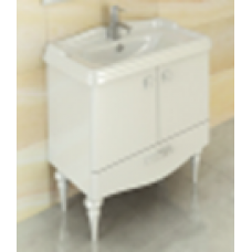 COMFORTY. Тумба-умывальник "Монако-120" белая с раковиной COMFORTY 3312