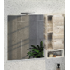 COMFORTY. Тумба-умывальник "Тулуза-90" сосна лоредо с раковиной COMFORTY 90E