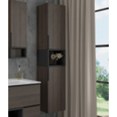 COMFORTY. Зеркало-шкаф "Франкфурт-90" дуб шоколадно-коричневый