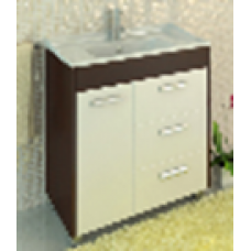 COMFORTY. Тумба-умывальник "Барселона-90" венге с раковиной COMFORTY XD-F90