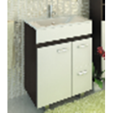 COMFORTY. Тумба-умывальник "Манчестер-75" венге с раковиной Quadro 75