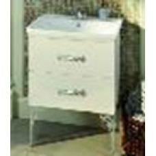 COMFORTY. Тумба-умывальник "Римини-80" белая с раковиной COMFORTY XD-S80 (без ножек)