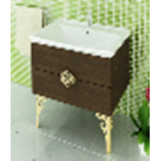 COMFORTY. Тумба-умывальник "Римини-80" венге с раковиной COMFORTY XD-S80 (без ножек)