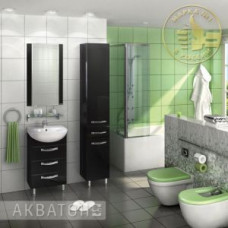 Мебель для ванной Акватон Ария 50 Н Черный Мебель для ванной Акватон Ария 50 Н Черный