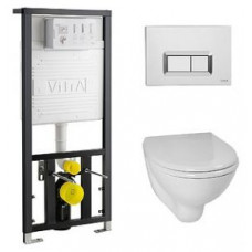 Комплект VitrA Arkitekt 9005B003-7211 кнопка хром Комплект VitrA Arkitekt 9005B003-7211 кнопка хром