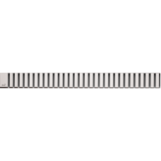Решетка для лотков AlcaPlast LINE-650L нержавеющая сталь глянцевая