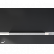 Кнопки смыва AlcaPlast FLAT STRIPE GLASS BLACK STRIPE-GL1204